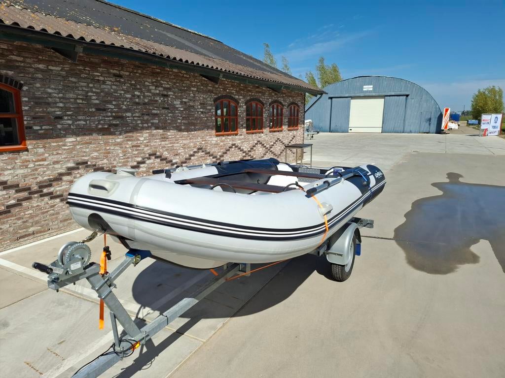 Nieuwe AM 380 RIB bj 2022/ AM 410 rubberboot bj 2021., Nieuw, Benzine, Minder dan 70 pk, Overige materialen