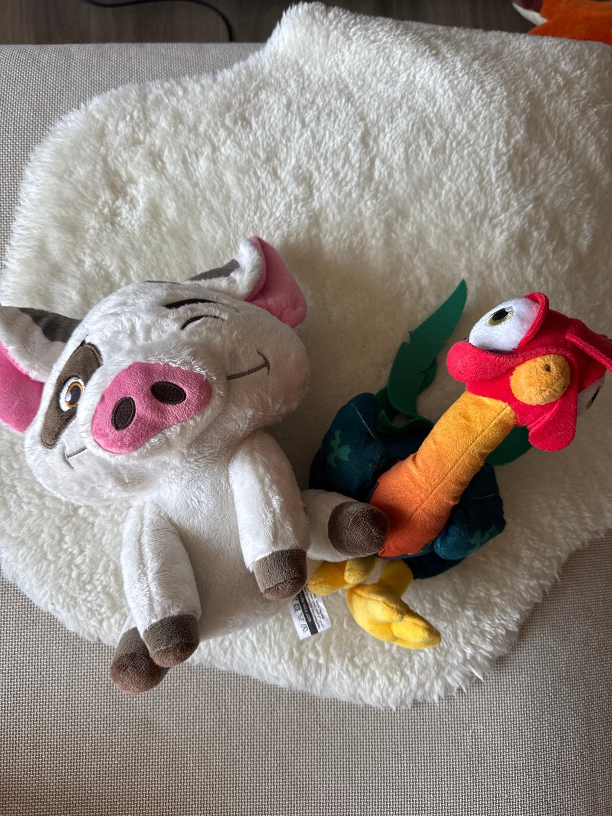 Disney Moana Pua het varken en Heihei de haan knuffels, Ophalen, Disney, Overige typen, Zo goed als nieuw