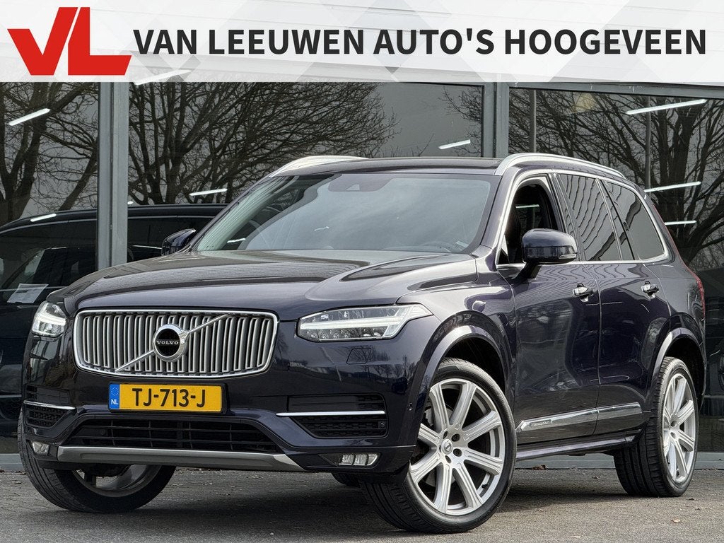Volvo XC90 2.0 D5 AWD Inscription | B&O | Trekhaak | BOM VOL, Auto's, Volvo, Gebruikt, 4 cilinders, 1969 cc, Blauw