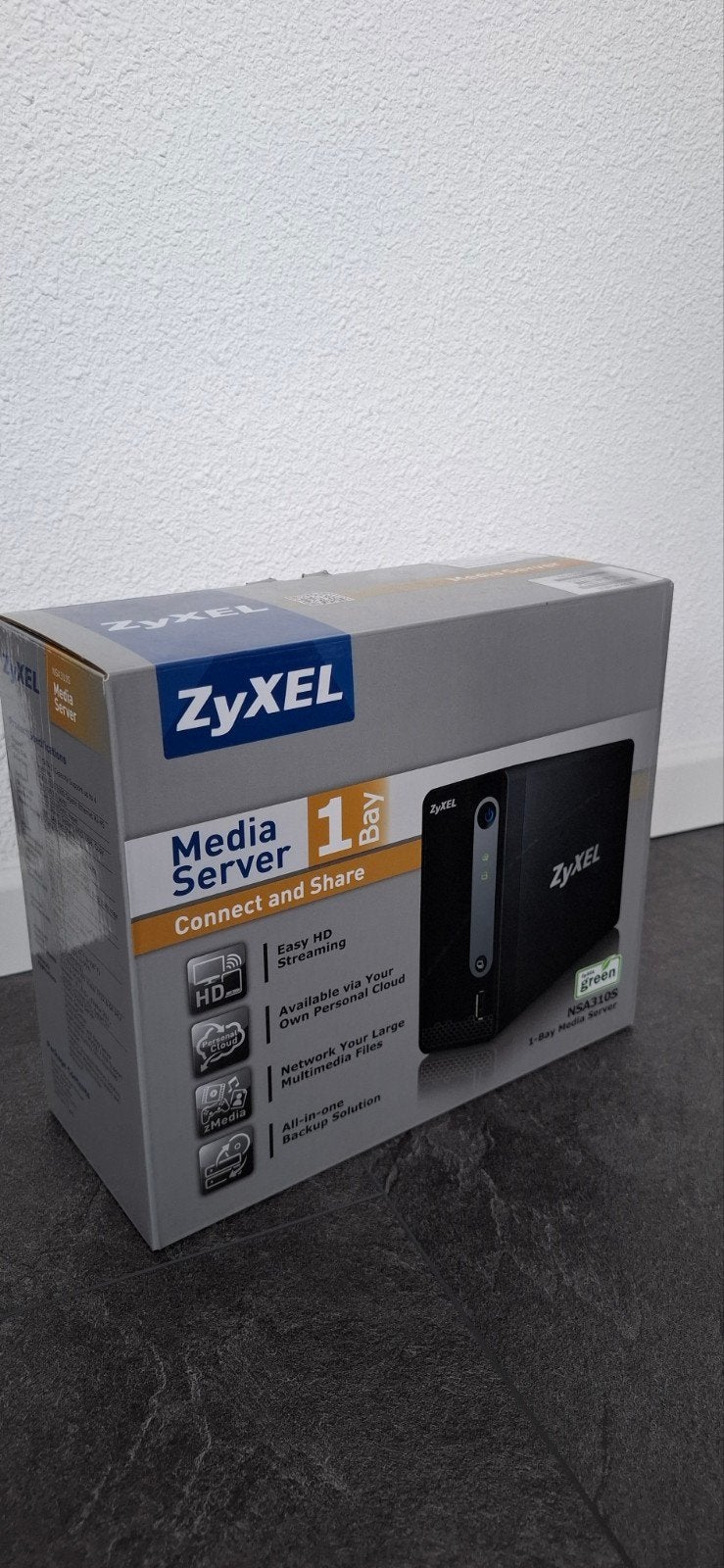Zyxel Media Server NSA310S 1-Bay NAS 1 TB disc, Ophalen of Verzenden, Zo goed als nieuw