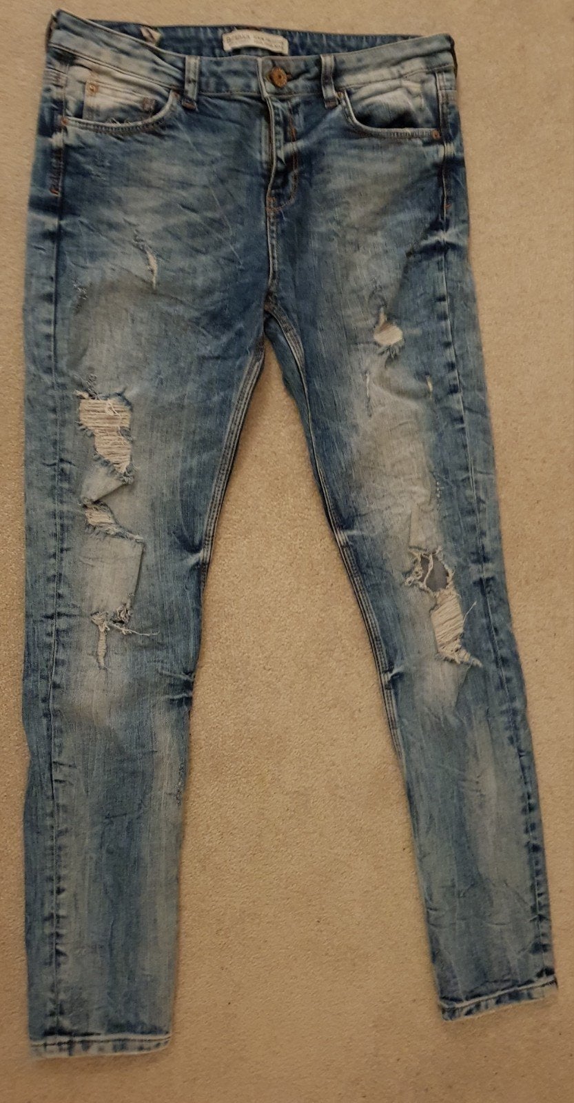 Bershka spijkerbroek maat 38 casual kleding jeans broeken, Bershka, Zo goed als nieuw, W30 - W32 (confectie 38/40), Verzenden