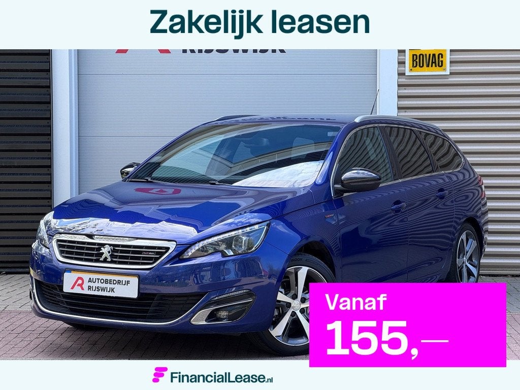 Peugeot 308 SW 1.2 PureTech Blue Lease Premium Camera, Gebruikt, Euro 6, 1199 cc, Parkeersensor