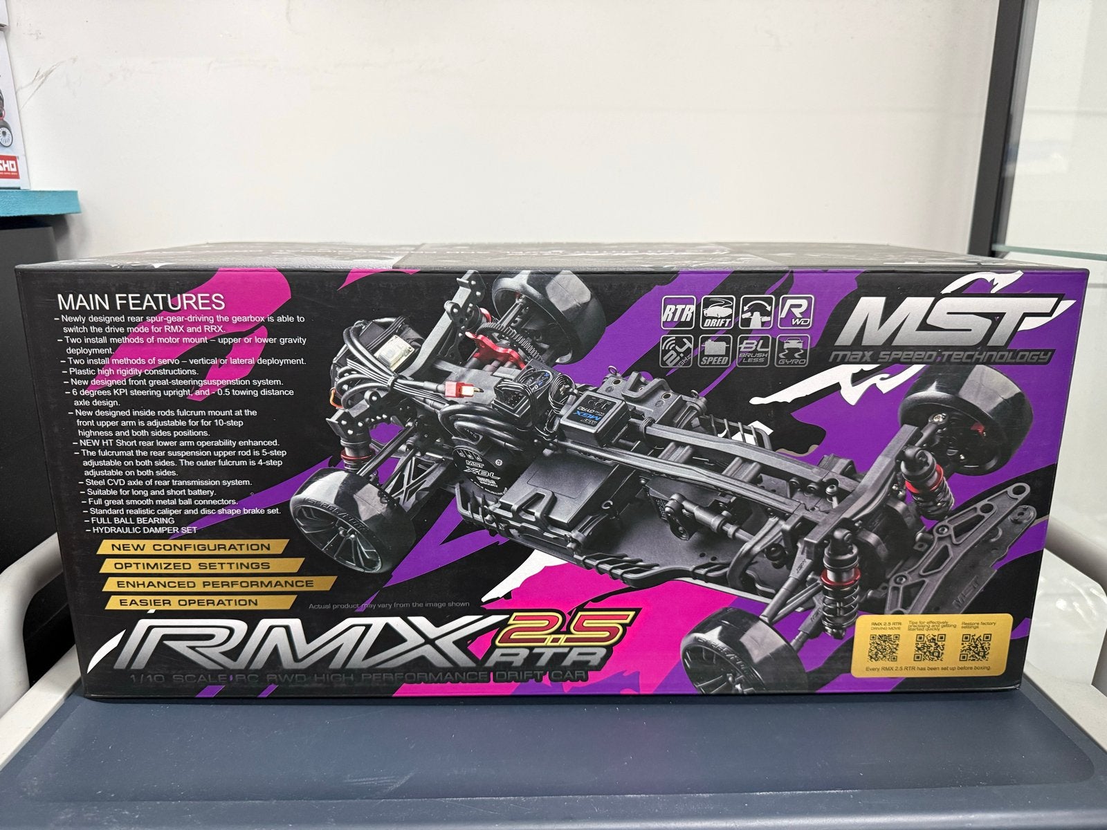 RC DRIFT MST RMX 2.5 RTR SUPRA A90RB 1:10 RC Drift Auto, Elektro, Nieuw, Ophalen of Verzenden, Schaal 1:10