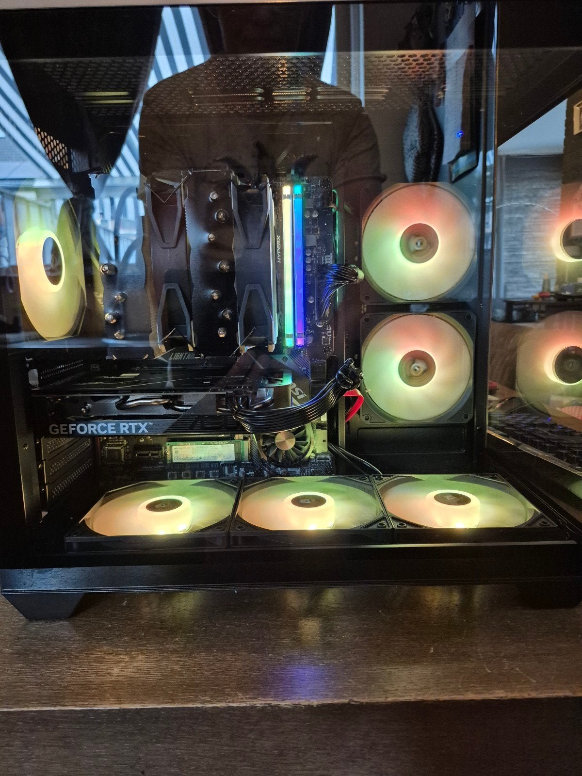 High Performance Game PC R7 5700G RTX4060 32GB Intern 2,5TB., Ophalen, 32 GB, Virtual Reality, Zo goed als nieuw
