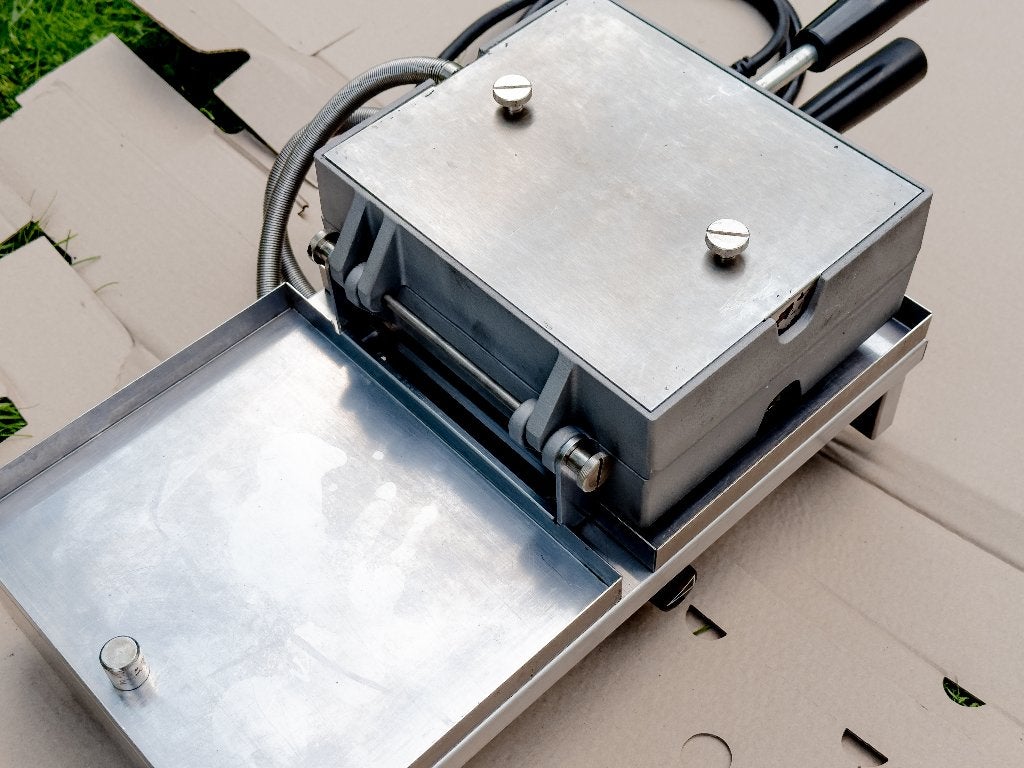 wafelijzer Brusselse wafel 4x6, Ophalen of Verzenden, Uitneembare platen, Zo goed als nieuw