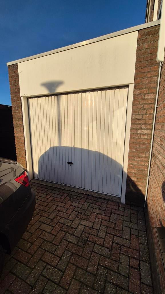 Witte kanteldeur 8 juli afhalen, Ophalen, Gebruikt, Garagedeur, Metaal