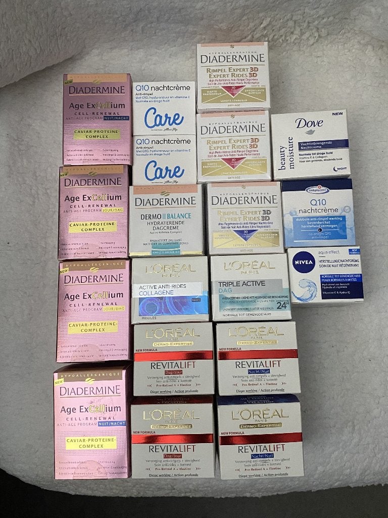Gezichtsverzorging - L'Oréal, Diadermine en meer.., Ophalen of Verzenden, Nieuw, Gehele gezicht, Verzorging