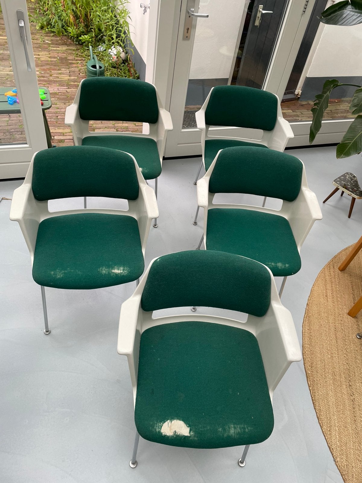 Gispen Cordemeijer 8 stuks, Huis en Inrichting, Ophalen, Gebruikt, Overige kleuren, Vintage Dutch Design