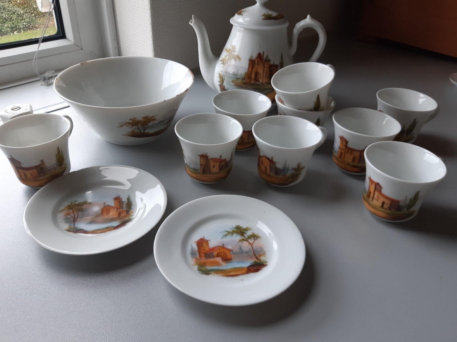 vintage theeservies, Ophalen of Verzenden