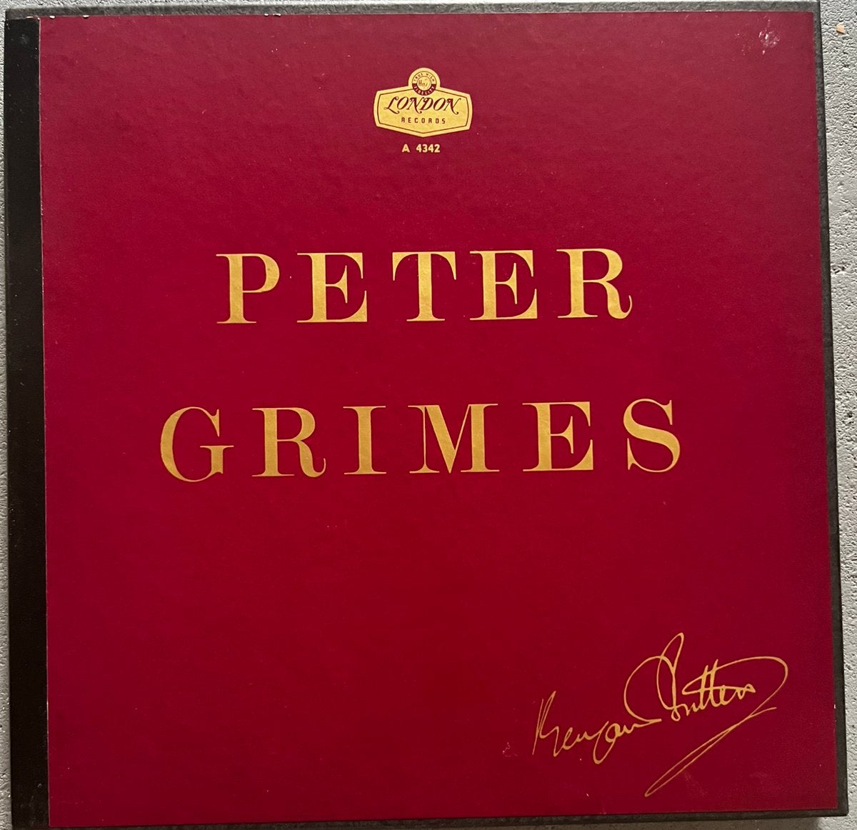 3lp box klassiek elpee vinyl Benjamin Britten Peter Grimes, Ophalen, Zo goed als nieuw
