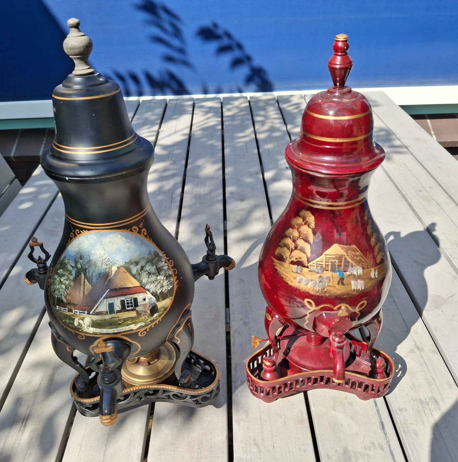 Antieke houten meubels en decoratie, Ophalen