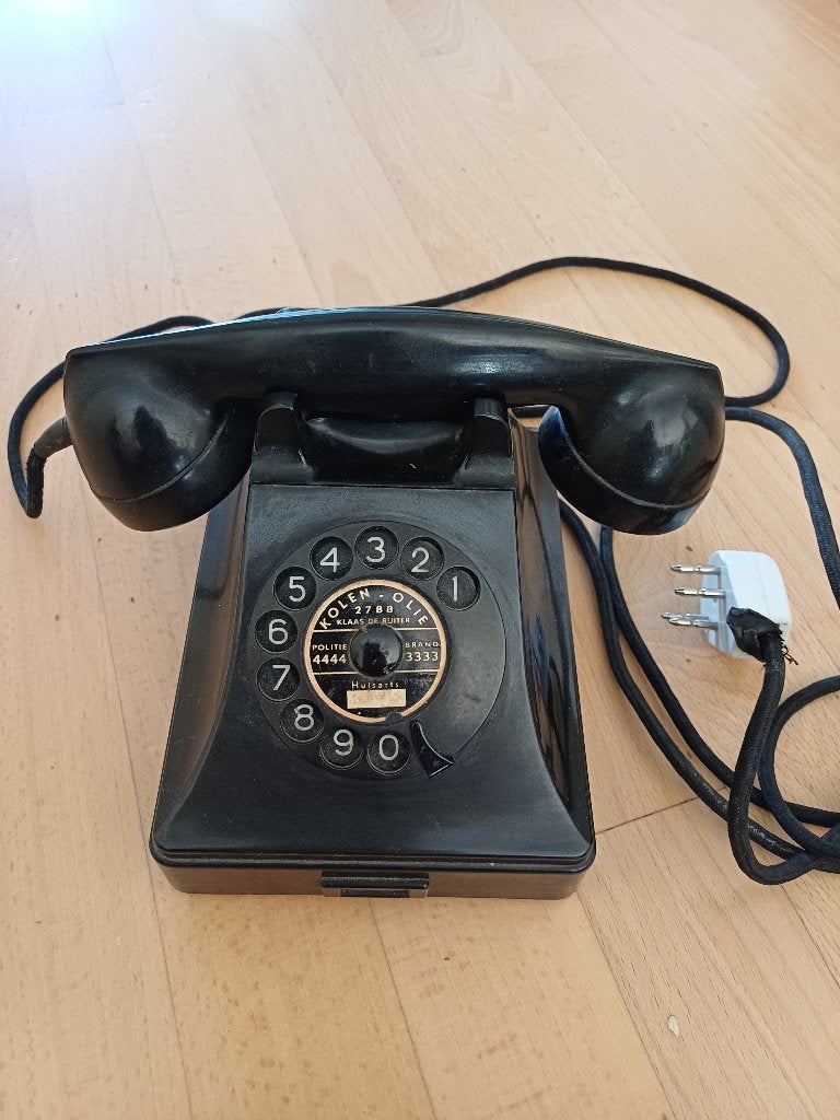 telefoontoestel, Ophalen, Gebruikt, Bakeliet