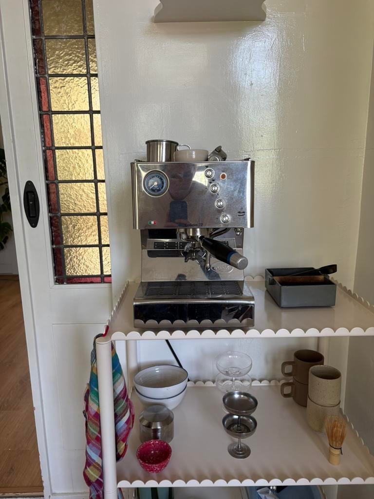 Quickmill Evolution 70 Espressomachine, Gebruikt, Espresso apparaat, Gemalen koffie, Ophalen