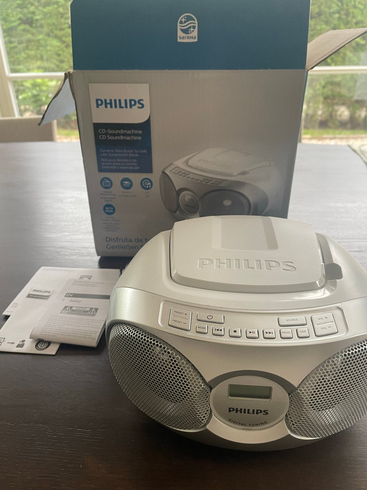Philips CD Soundmachine - nieuw in doos, Ophalen, Zo goed als nieuw, Radio, Met cd-speler