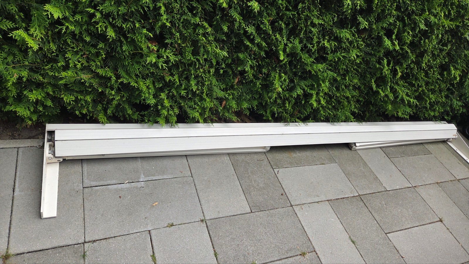 Goed werkend zonnescherm 360cm lang, Ophalen, Gebruikt, Overige typen, 150 tot 300 cm