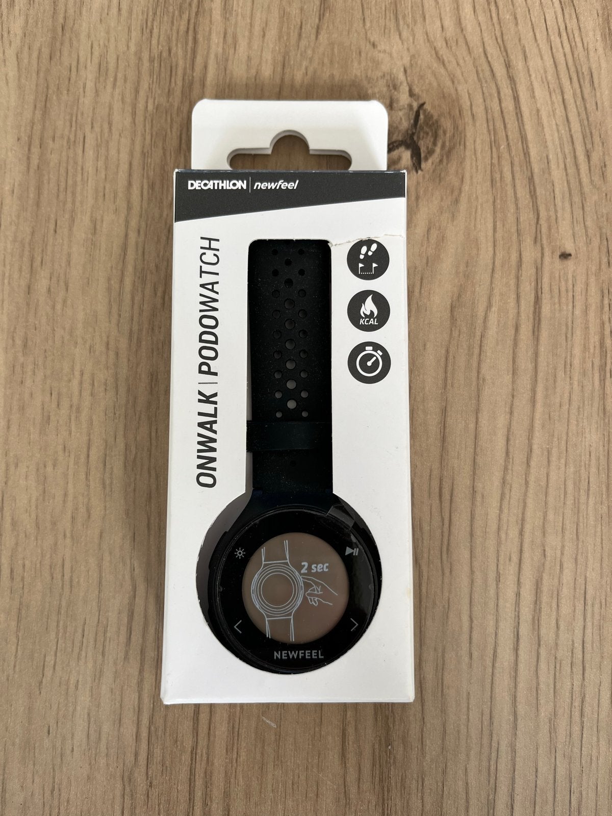 Decathlon Newfeel ONWALK PODOWATCH, Ophalen of Verzenden, Nieuw, Zwart