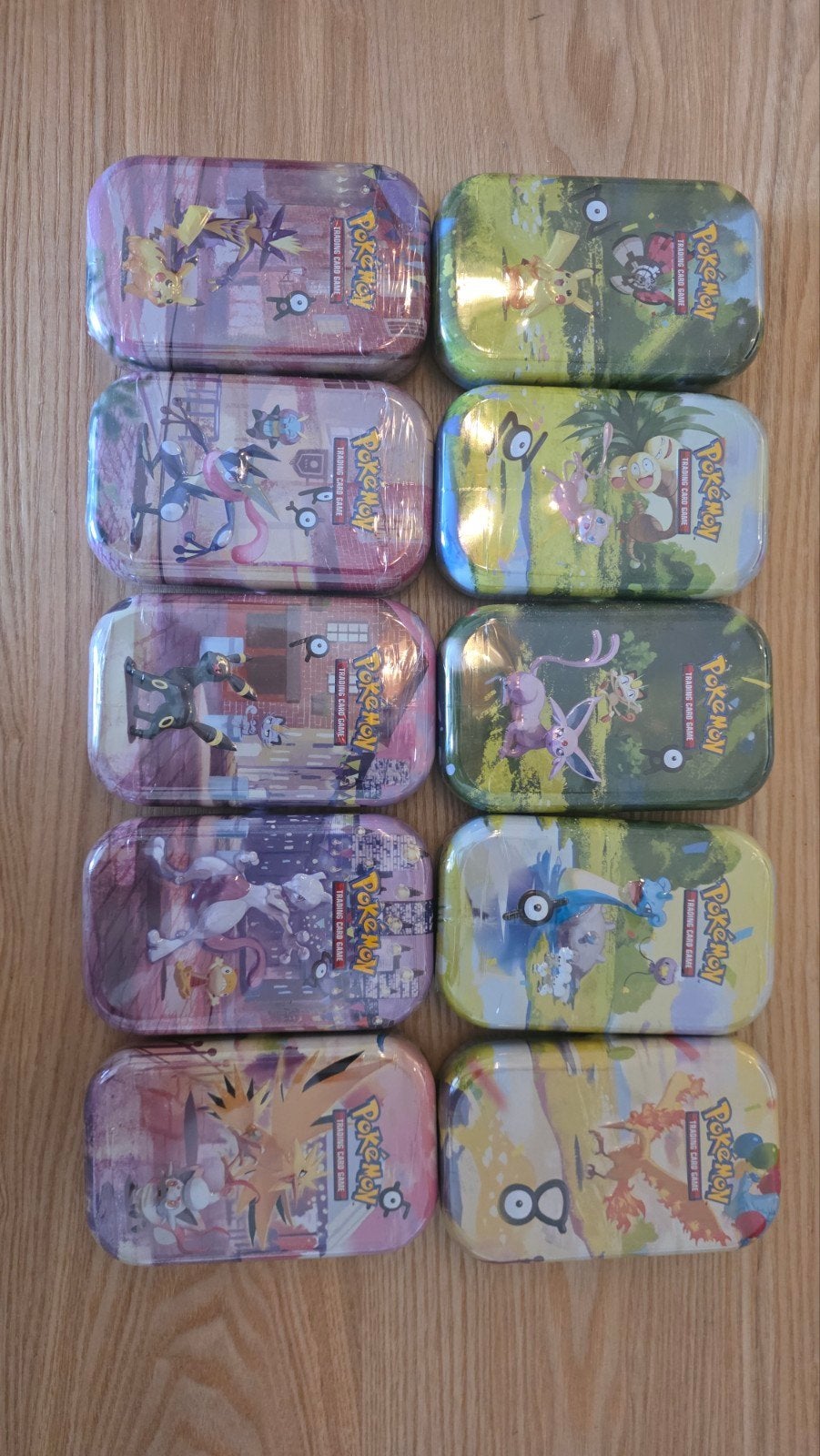 Pokémon 30 anniversary Mini Tins complete collectie artwork, Ophalen of Verzenden, Nieuw, Overige typen
