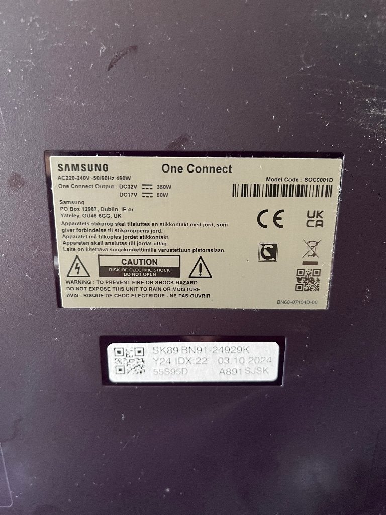 Samsung one connect box, Ophalen of Verzenden, Zo goed als nieuw