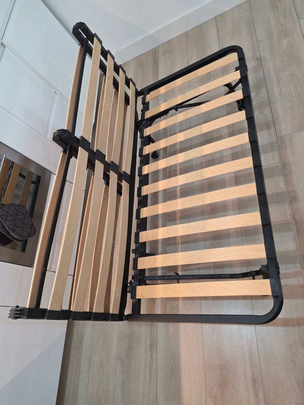 Ikea Lycksele - 2 seat sofa bed frame and matras - used, Ophalen of Verzenden, Tweepersoons, 140 cm