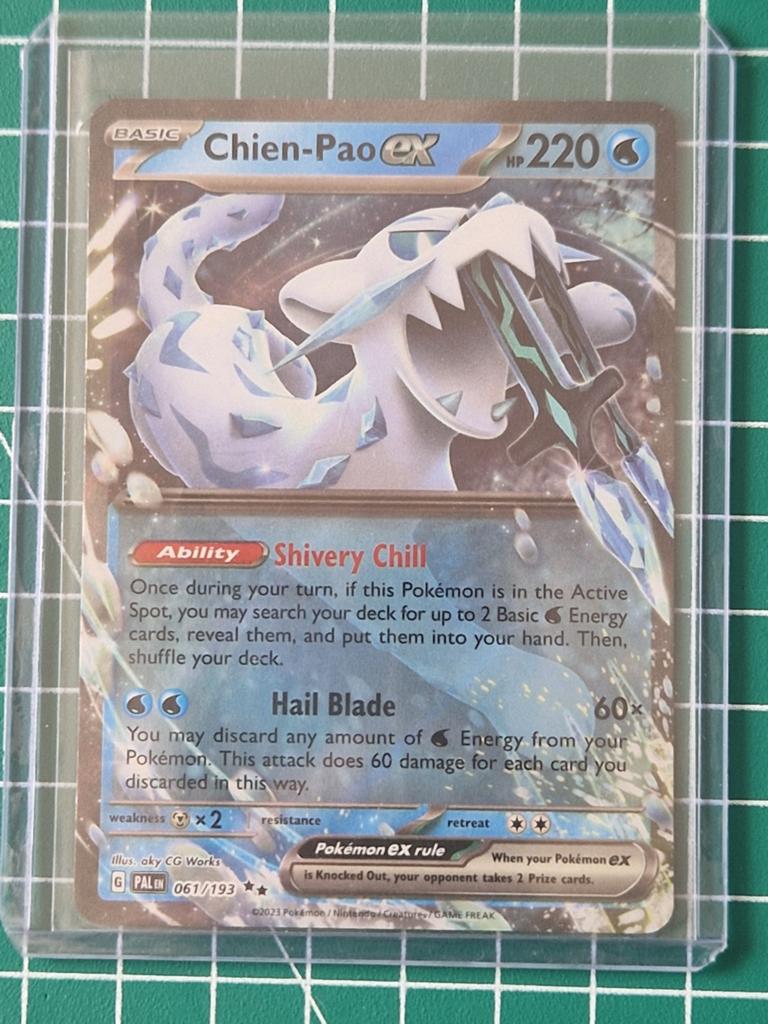 pokemon kaart, Chien-Pao EX, #061/193, Ophalen of Verzenden, Zo goed als nieuw