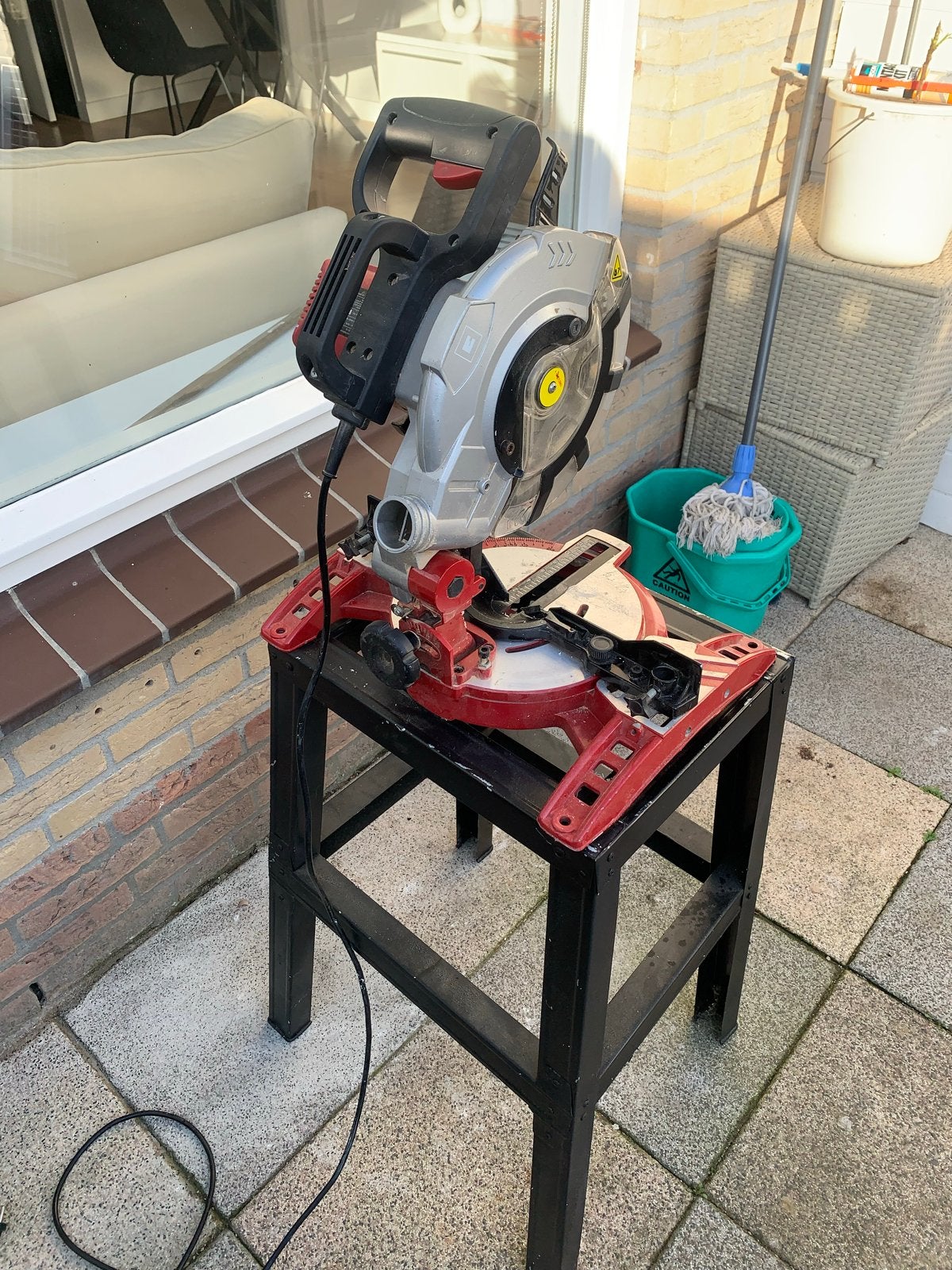 Einhell Afkortzaag - Zo goed als nieuw, 600 tot 1200 watt, Ophalen of Verzenden, Zo goed als nieuw, Afkortzaag