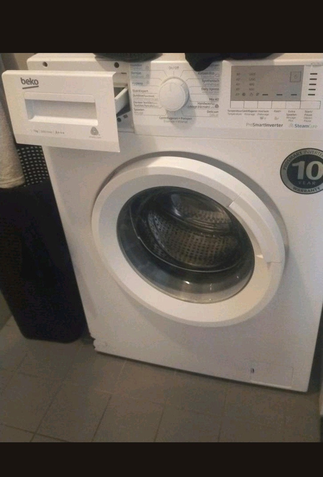 Wasmachine, Ophalen, 1200 tot 1600 toeren, 85 tot 90 cm