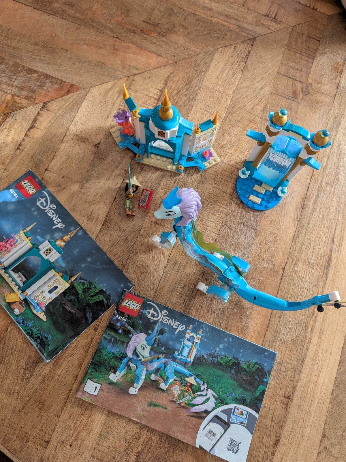 LEGO Disney set 43184 Raya en de Laatste Draak - Sisu Draak, Ophalen of Verzenden, Zo goed als nieuw