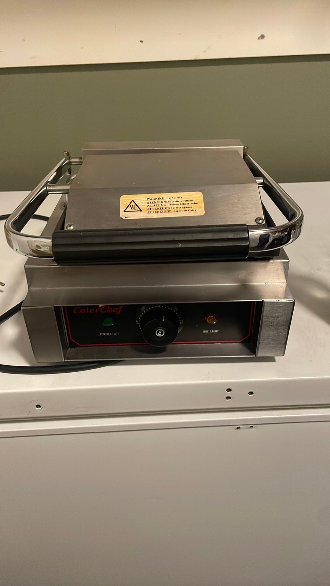 Professioneel tosti-ijzer/contactgrill CaterChef, Ophalen, Zo goed als nieuw