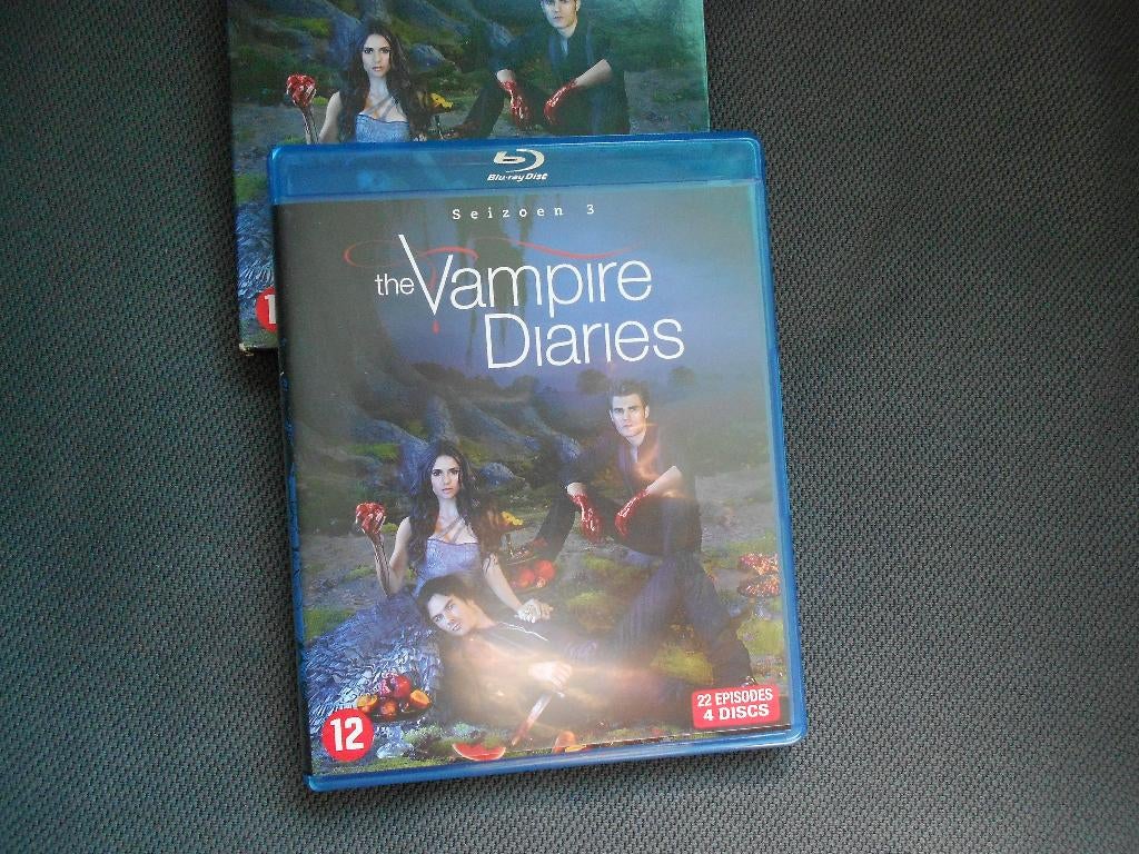 blu-ray the Vampire Diaries seizoen 3, Cd's en Dvd's, Blu-ray, Ophalen, Gebruikt, Overige genres, Boxset