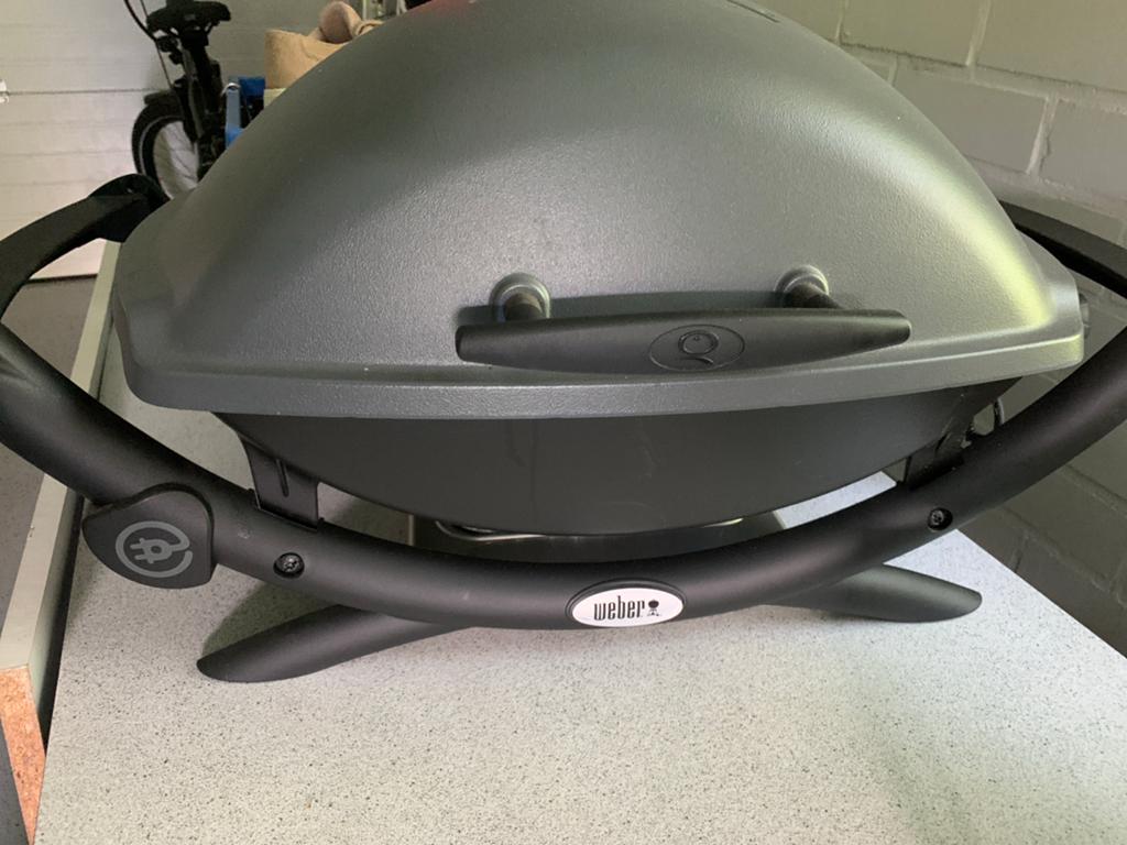 Weber Q1400 elektrische barbecue, Tuin en Terras, Elektrische barbecues, Ophalen of Verzenden, Zo goed als nieuw