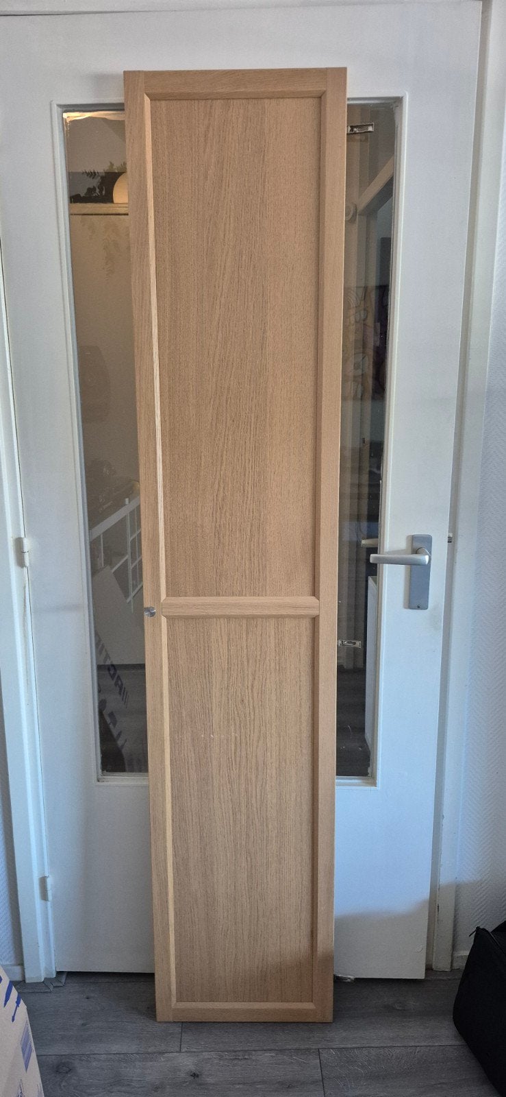 2 Oxberg deuren eikenpatroon voor Ikea Billy kast, Ophalen, Zo goed als nieuw, Eikenhout, Modern