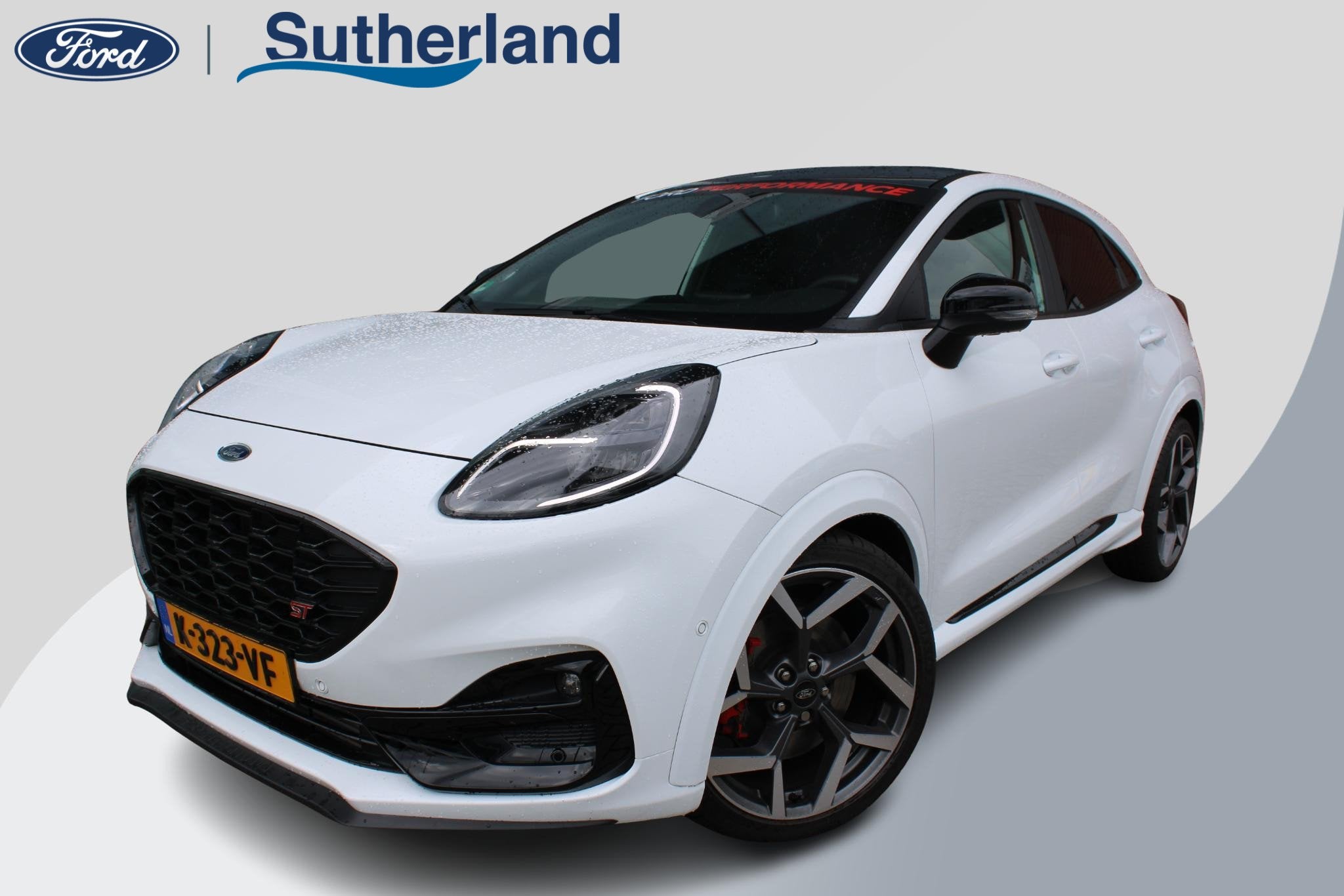 Ford Puma 1.5 EcoBoost ST-X | 200pk | NL auto | Trekhaak | C, Auto's, Ford, Voorwielaandrijving, 1258 kg, Leder en Stof, Wit
