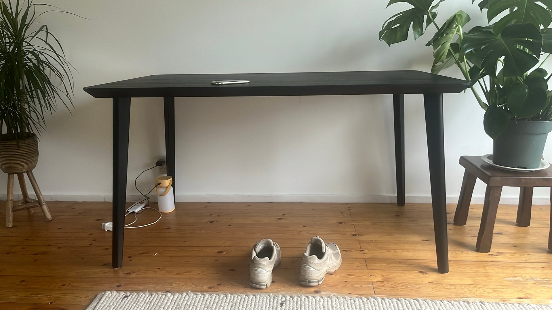 Tafel Ikea Zwart, Ophalen, Gebruikt, 100 tot 150 cm, 50 tot 100 cm