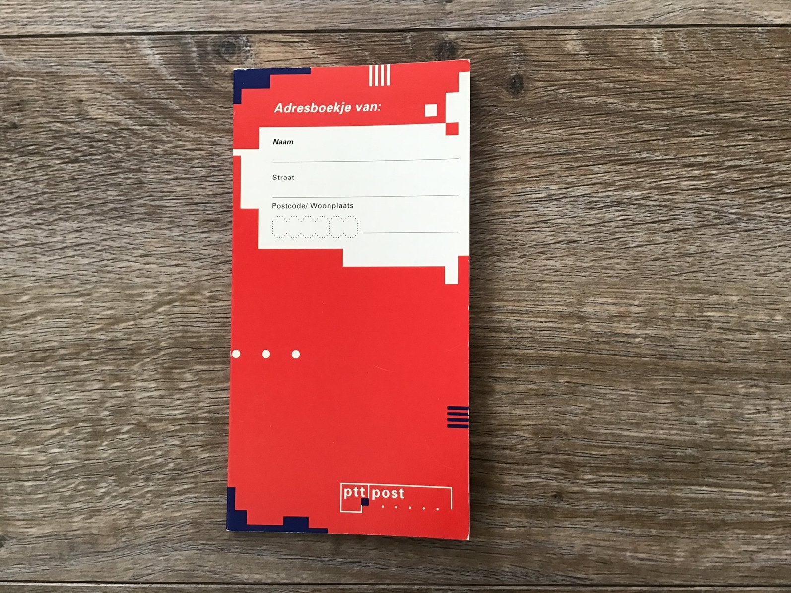 Adresboekje van ppt post ., Ophalen, Nieuw