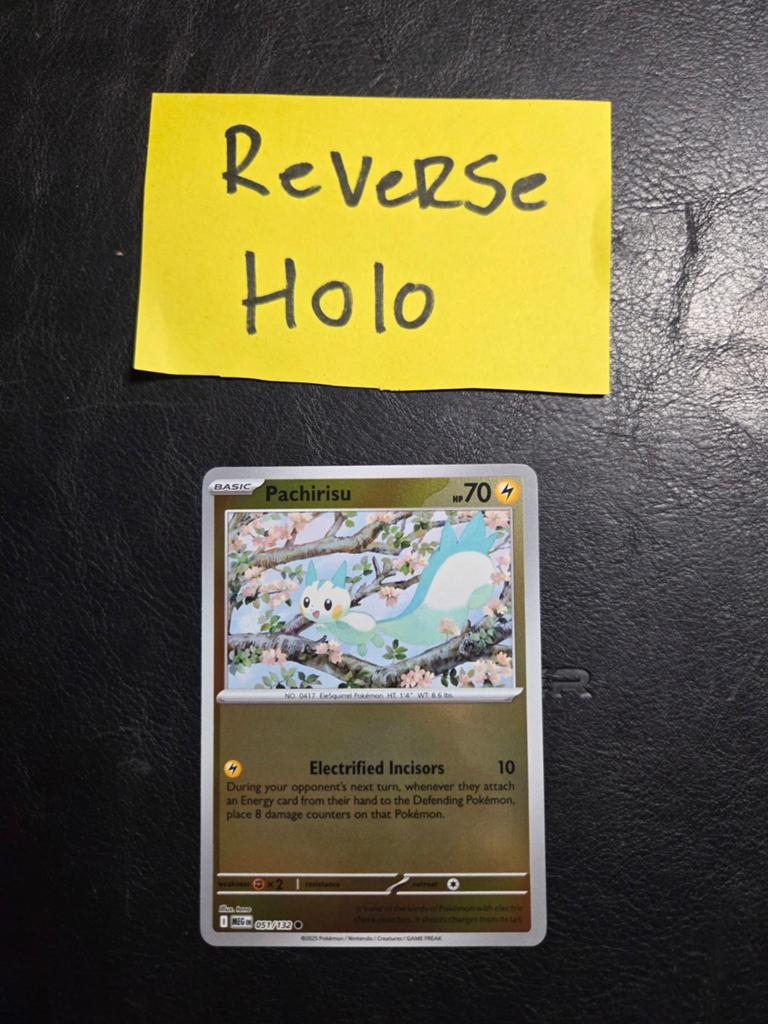 Pachirisu 051/132 mega evolution, Ophalen of Verzenden, Zo goed als nieuw