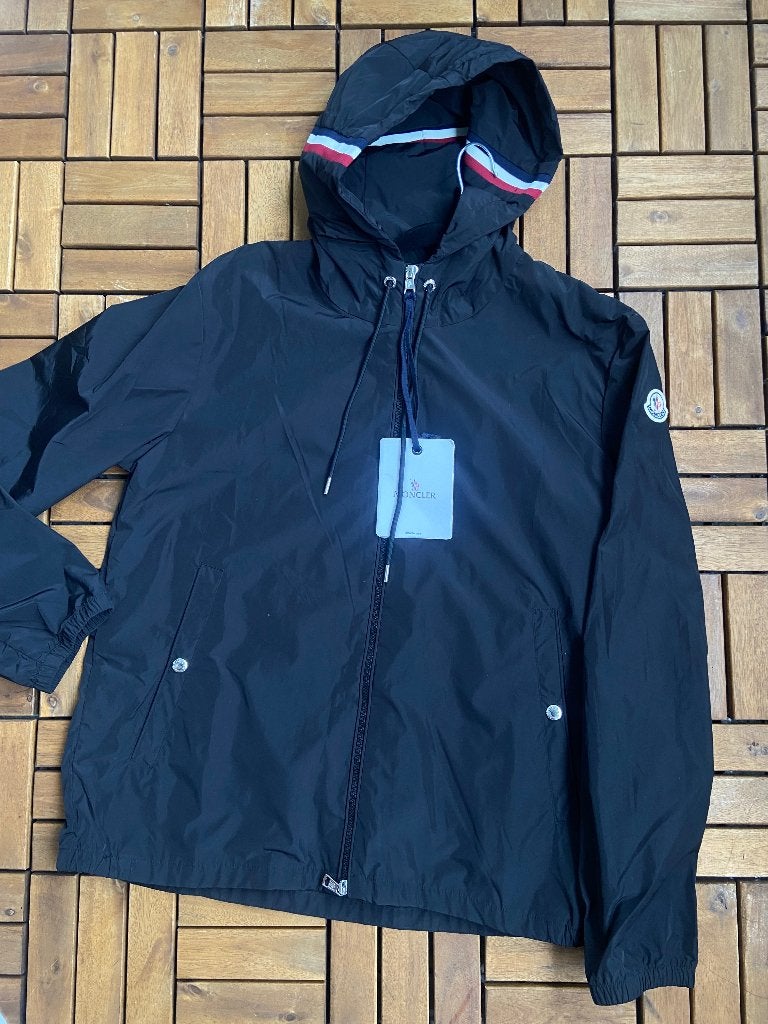 Moncler Grimpeurs Giubbotto Windbreaker  Jas Zwart Maat 3, Ophalen of Verzenden, Nieuw, Maat 48/50 (M), Zwart
