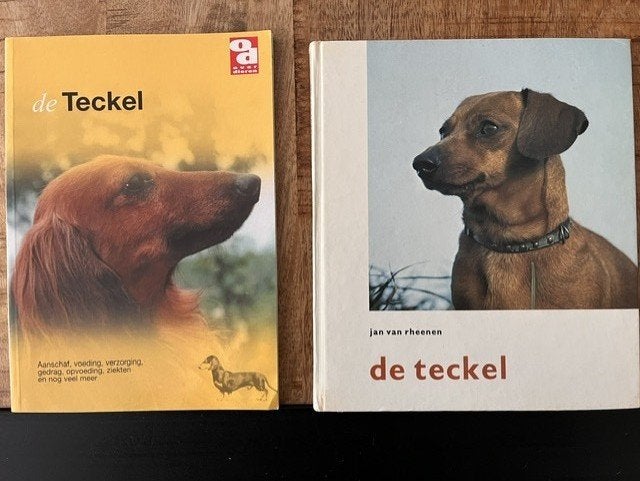 2 Teckelboeken, Verzenden, Zo goed als nieuw, Honden