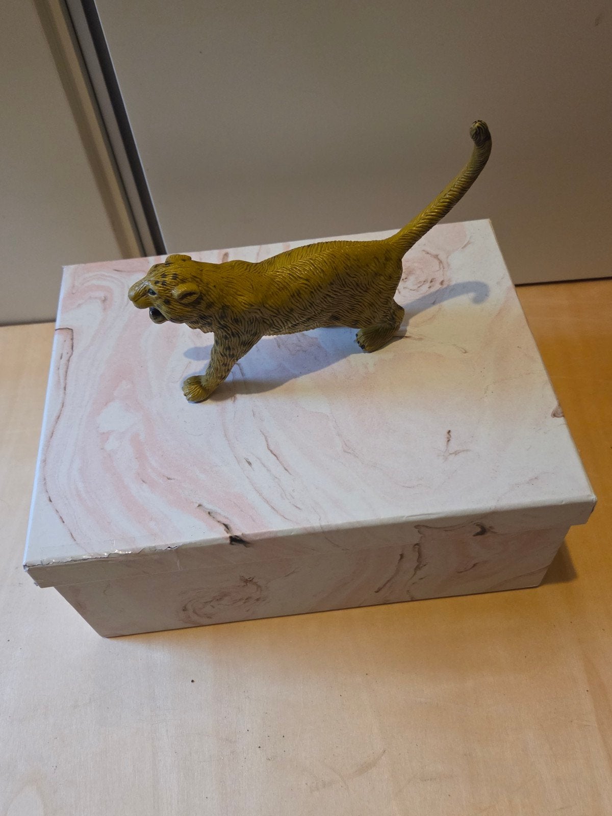 Vintage speelgoed tijger figuur, Ophalen of Verzenden