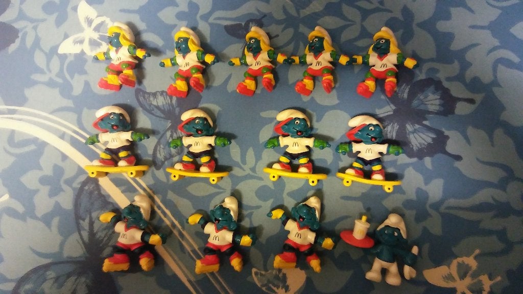 Smurfen mcdonalds Happy meal pvc figuren smurf set, Verzamelen, Smurfen, Verzenden, Gebruikt, Verschillende Smurfen