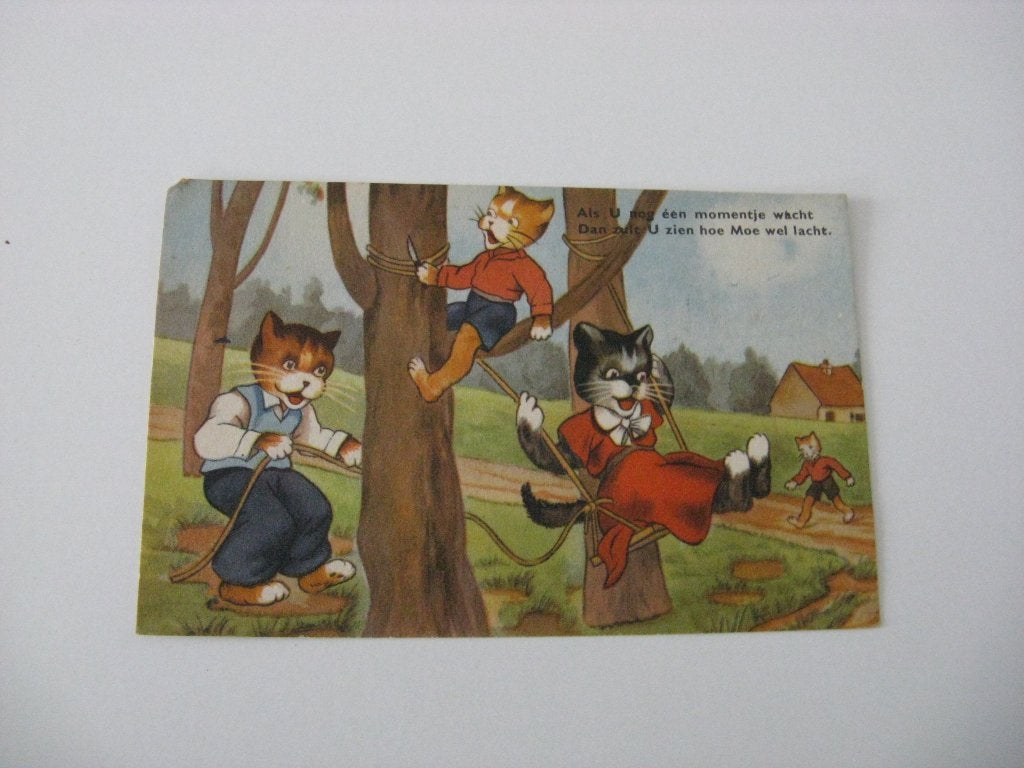 1 kinder ansichtkaarten met onder andere, Verzamelen, Ophalen of Verzenden, Voor 1920, Gelopen