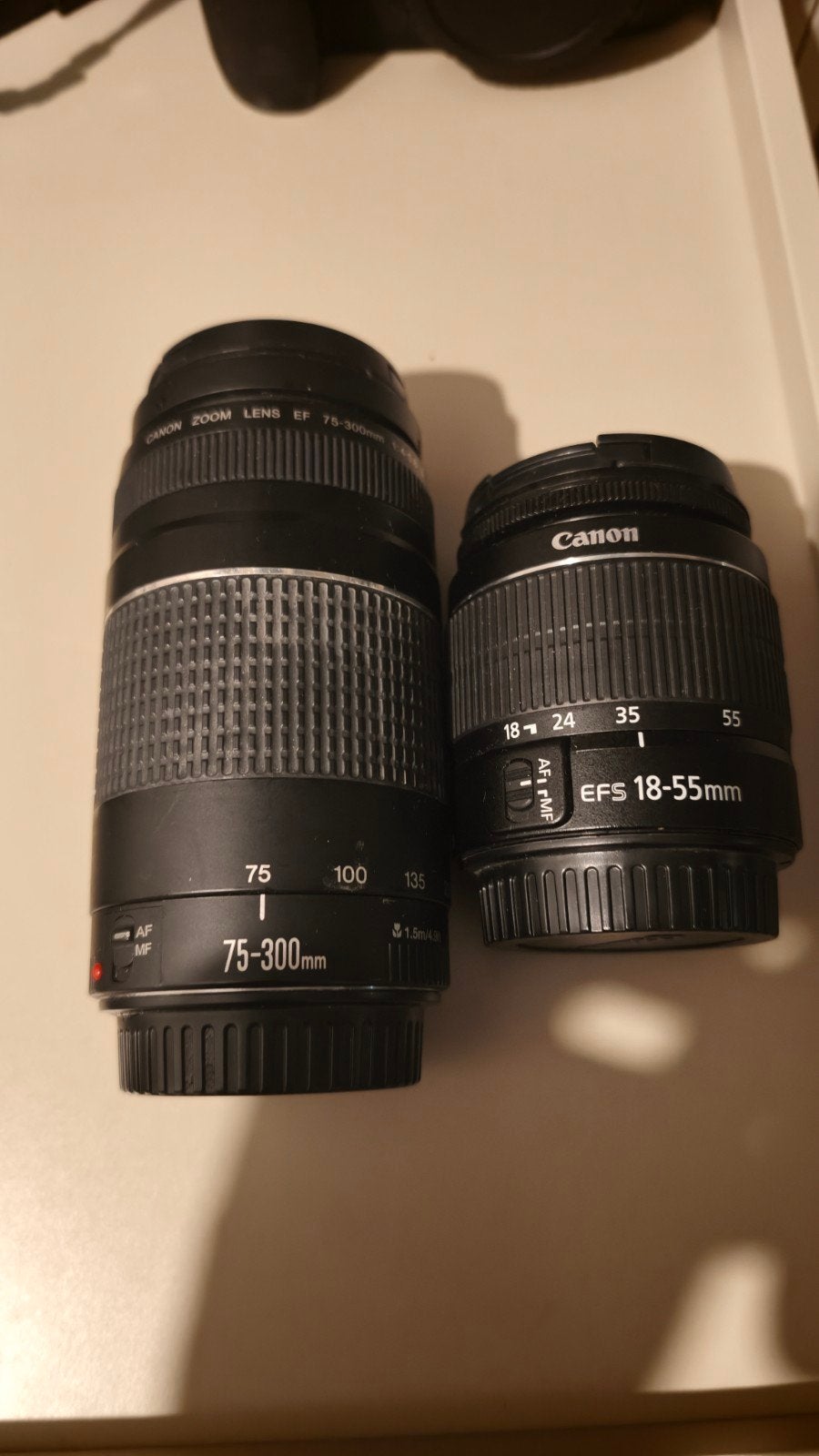 Canon EOS 7D + 18-55mm + 75-300mm + 64GB SanDisk Extreme CF, Bluetooth, Gebruikt, Canon, Geheugenkaart