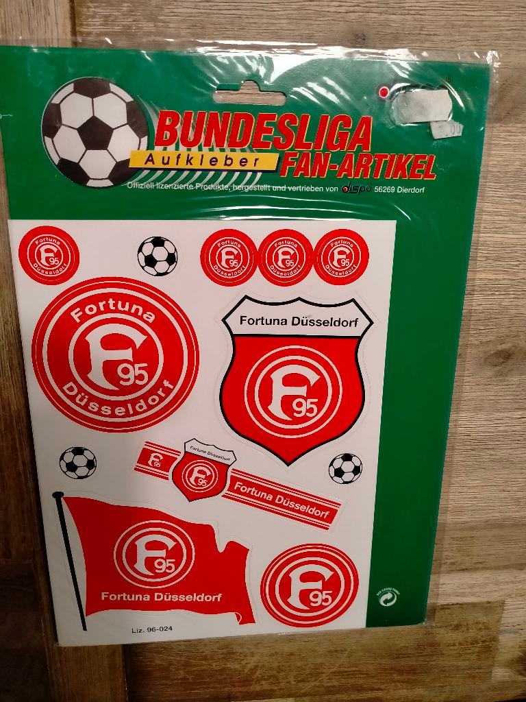 Fortuna Dusseldorf voetbal Duitsland stickervel stickers, Ophalen of Verzenden, Zo goed als nieuw, Buitenlandse clubs, Poster, Plaatje of Sticker