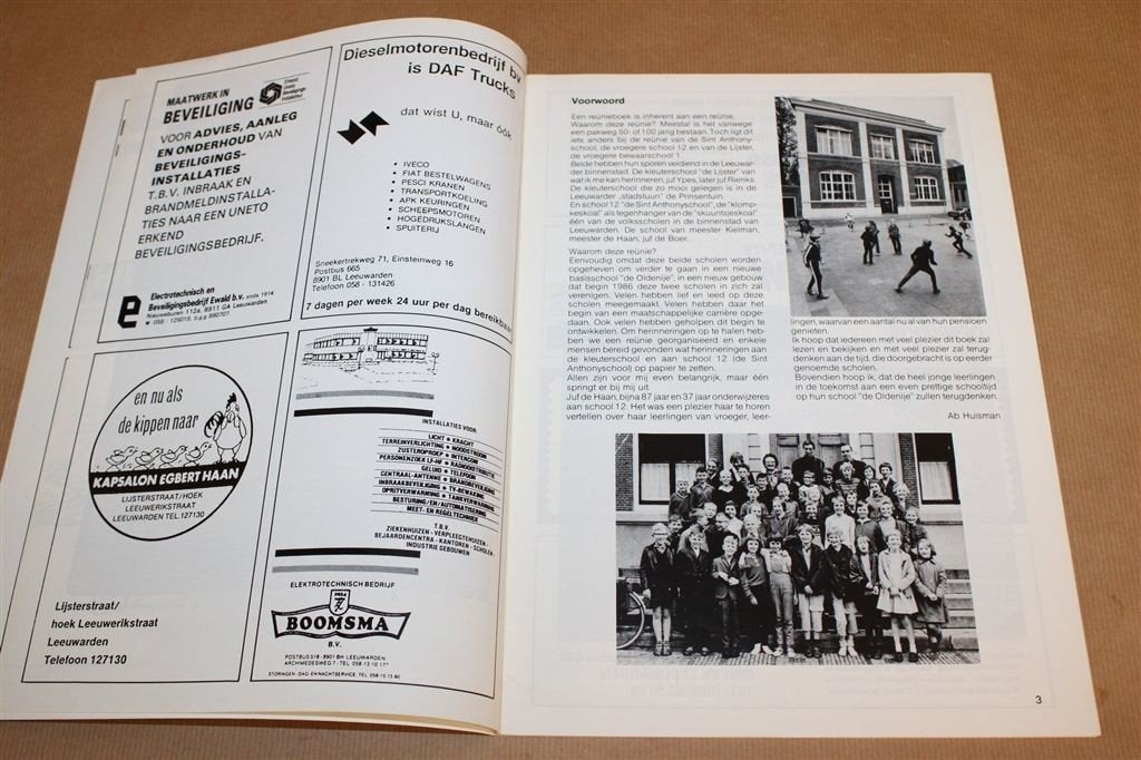 Sint Anthonyschool Leeuwarden — Reünieboek 1985 Schaars, Ophalen of Verzenden, Gelezen