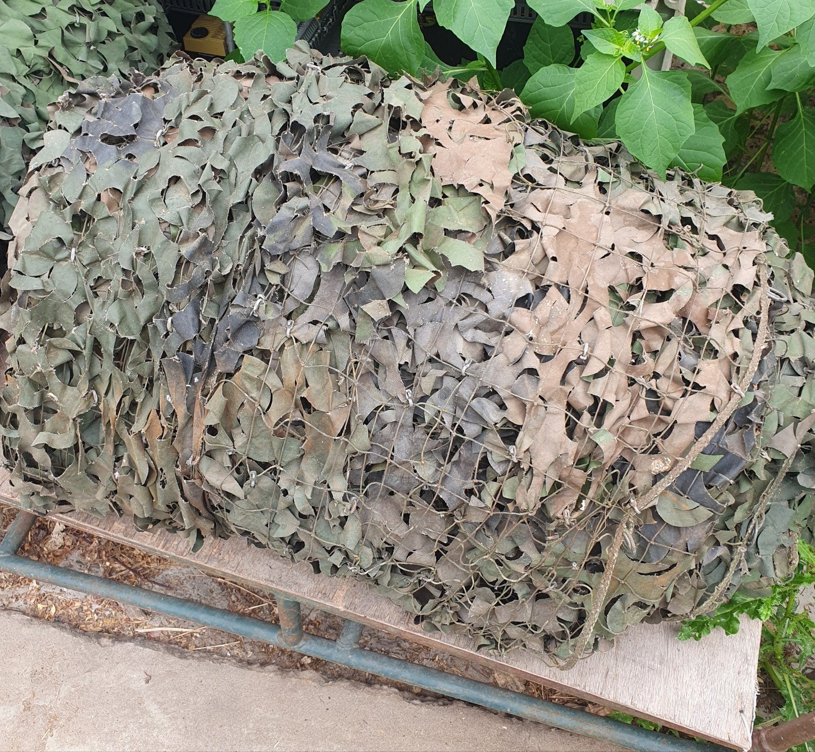 Camouflagenet 3x6 meter - Ideaal voor decoratie of schaduw, Ophalen, Gebruikt