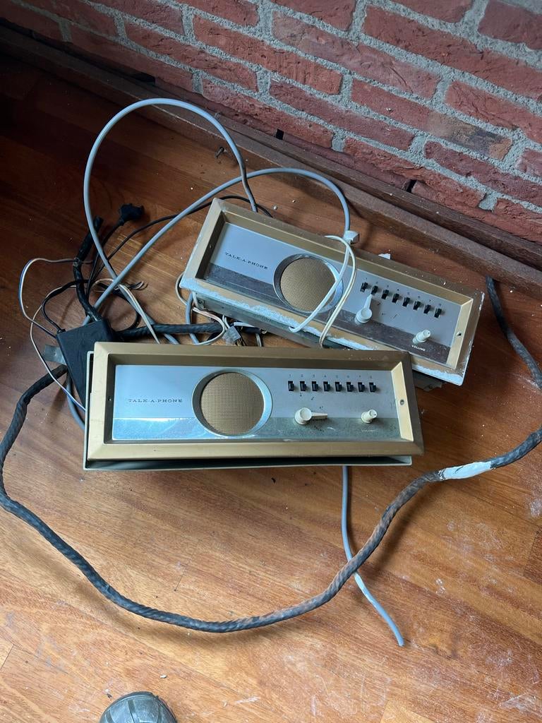 Vintage Talk-A-Phone Intercom Systeem - 2 Stuks, Ophalen, Gebruikt
