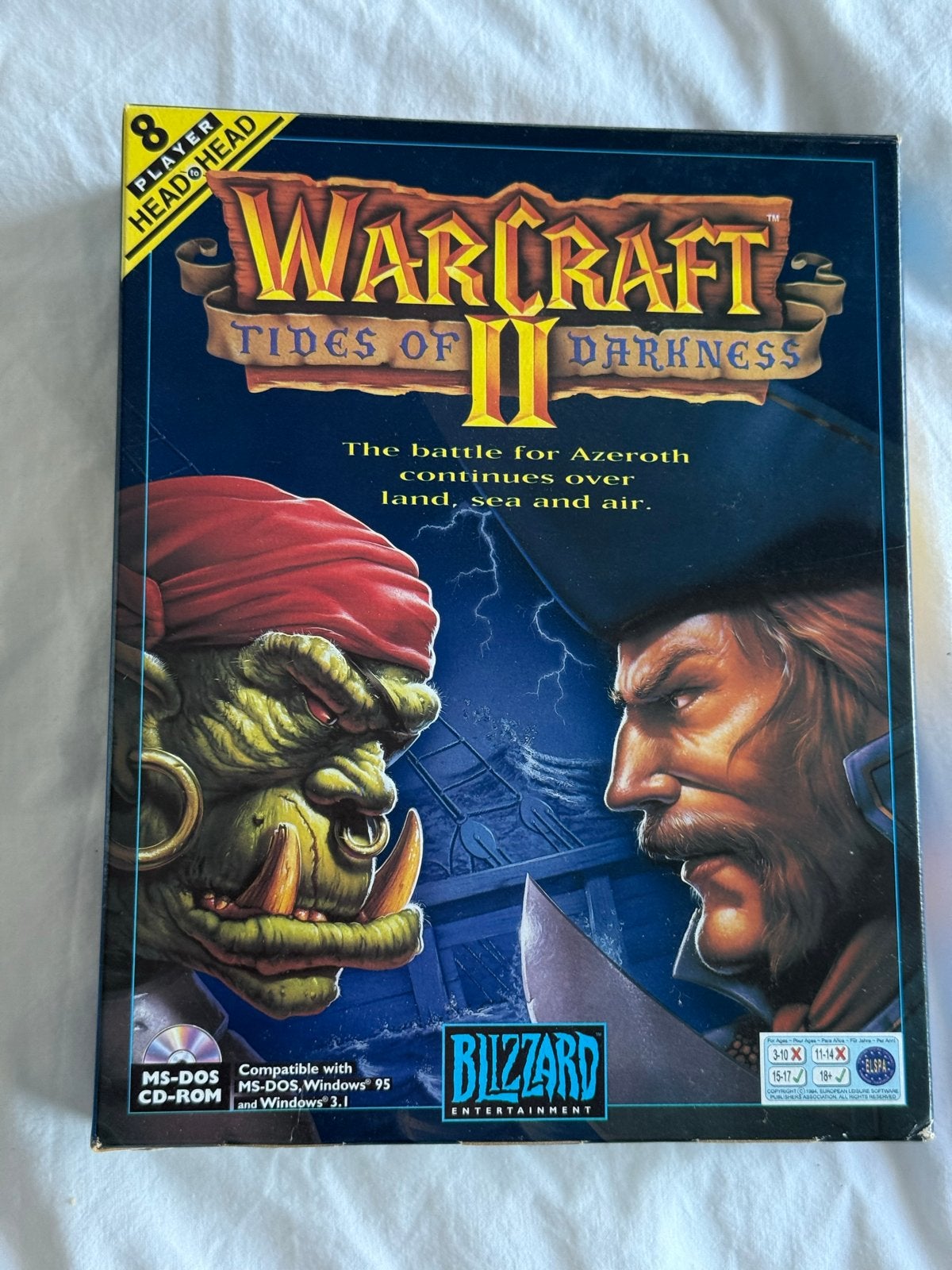 Warcraft II Tides of Darkness PC Big Box - Zeer Goede Staat, Online, Ophalen of Verzenden, Zo goed als nieuw, 3 spelers of meer