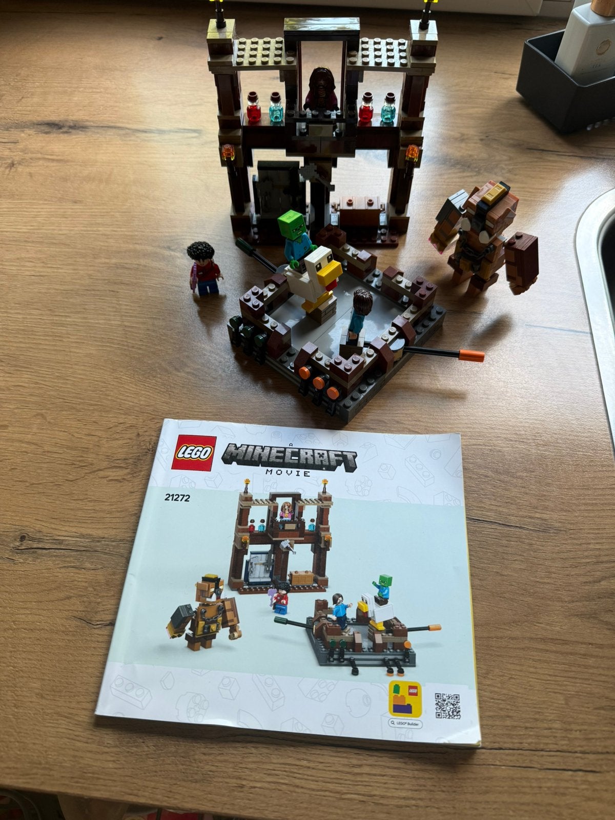 Lego minecraft 21272, Ophalen of Verzenden, Zo goed als nieuw