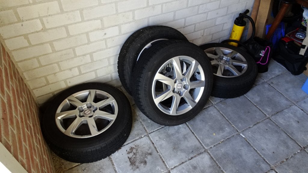 velgenset Seat Ibiza (6J), Ophalen, Gebruikt, 15 inch, Banden en Velgen
