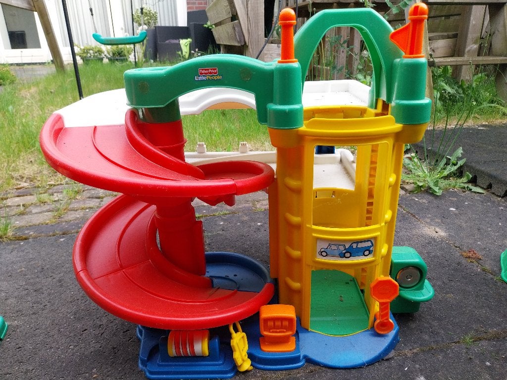Autogarage fisher price, Ophalen, Gebruikt, Speelset