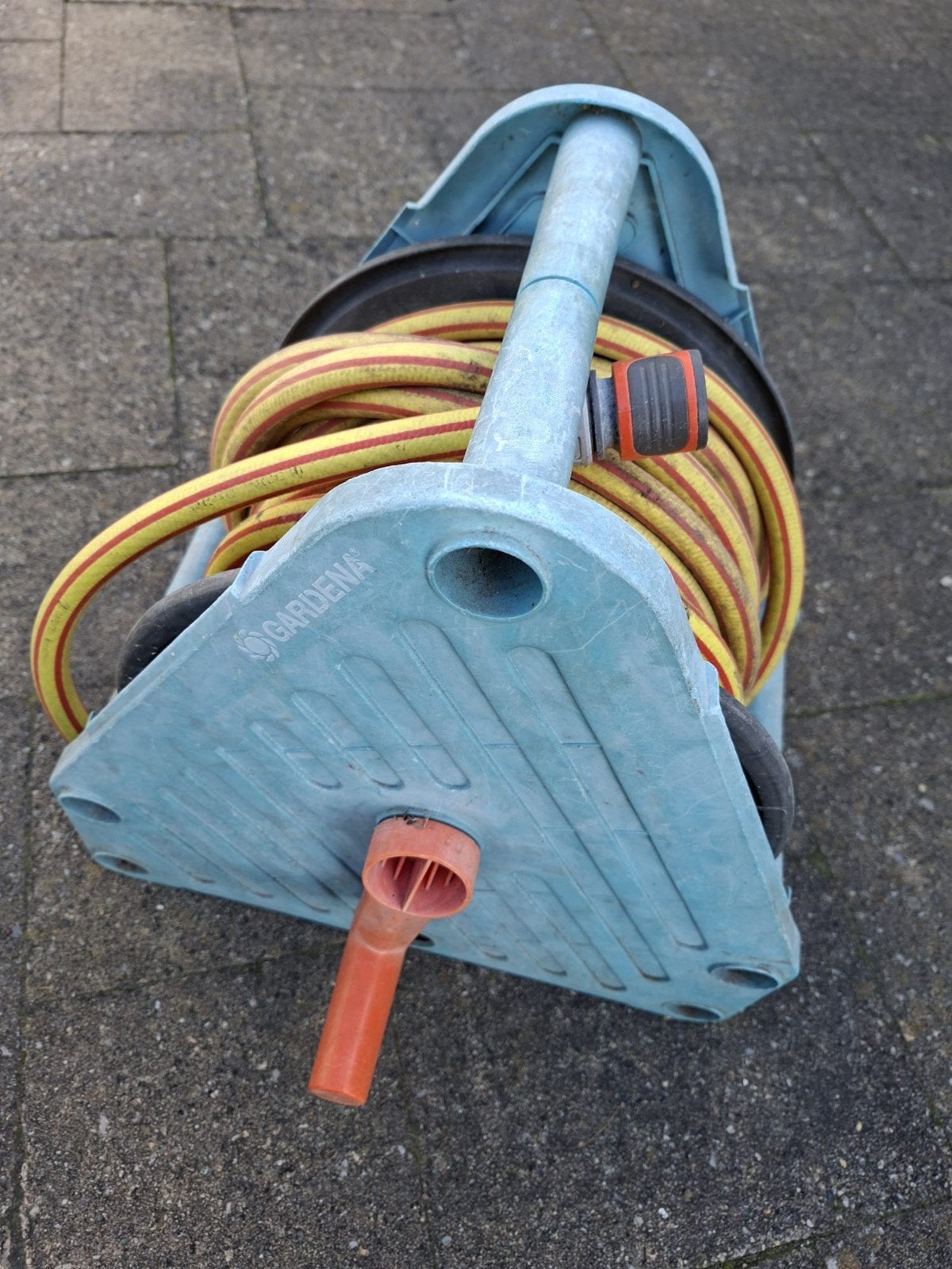 Gardena Slang haspel 20 meter, Ophalen, Gebruikt